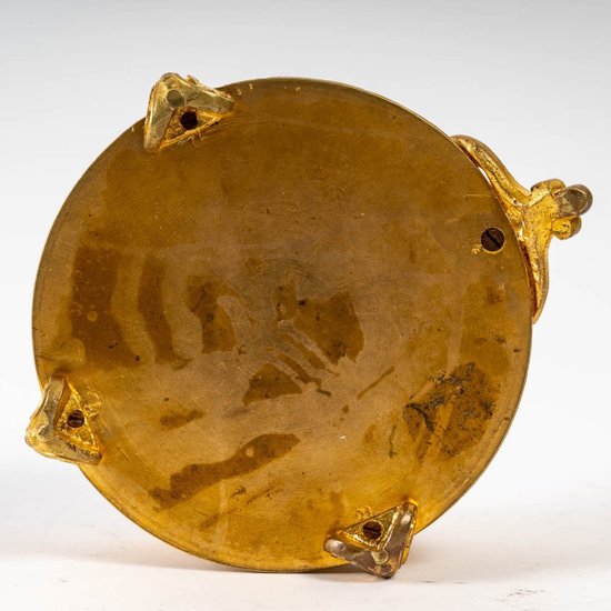 Scatola per gioielli in bronzo e smalto cloisonné Fine del XIX secolo