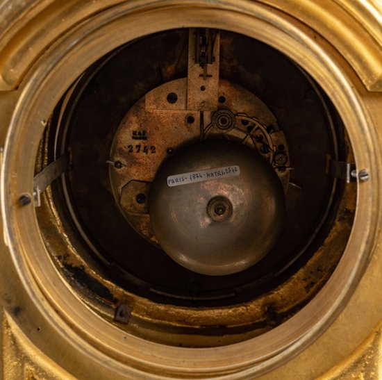 Gilt Bronze Clock Late 19th Century