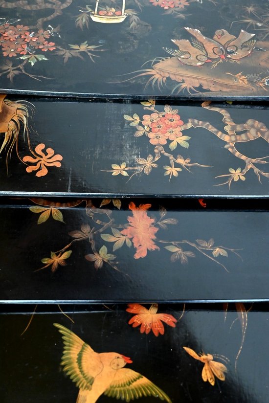 Set of 4 Nesting Tables, Napoleon III taste - End of XIXth century