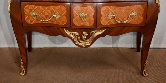 Commode Sauteuse, style Transition Louis XIV / Louis XV – Fin XIXe