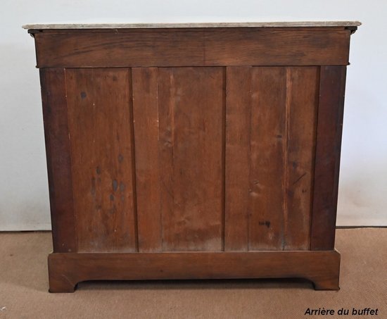 Buffet d’appui en Loupe de Thuya, époque Napoléon III – Milieu XIXe