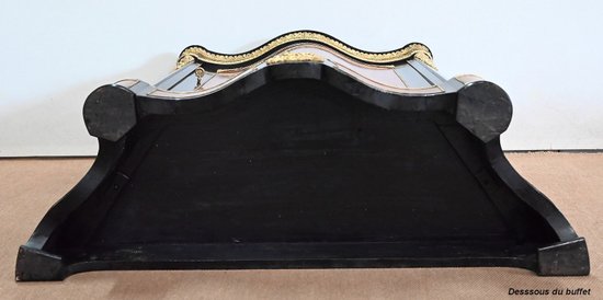 Buffet d’appui en Loupe de Thuya, époque Napoléon III – Milieu XIXe