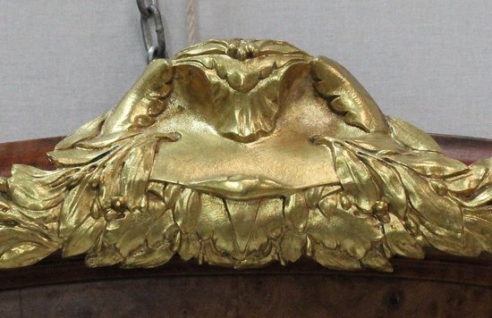 Miroir en Loupe de Thuya, goût Louis XVI – Début XXe
