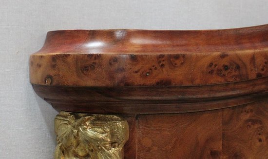 Miroir en Loupe de Thuya, goût Louis XVI – Début XXe