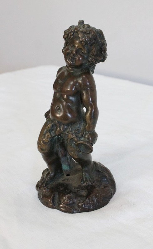 Bronze de Bacchus enfant, par E. Pasteur - XIXe