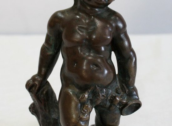Bronze de Bacchus enfant, par E. Pasteur - XIXe