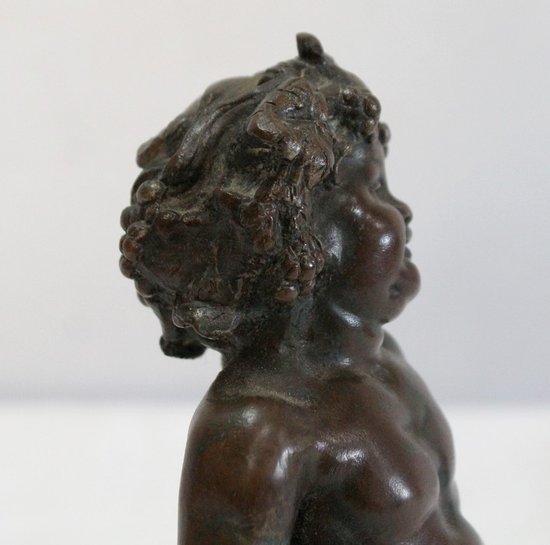 Bronze de Bacchus enfant, par E. Pasteur - XIXe