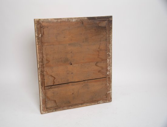 Ancien miroir doré au mercure