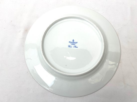 6 assiettes plates porcelaine Haviland Limoges Vieux Paris