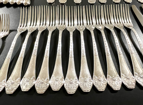 ERCUIS Flatware large cutlery set 124 pieces