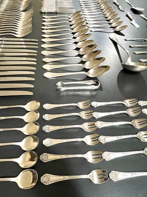 ERCUIS Flatware large cutlery set 124 pieces