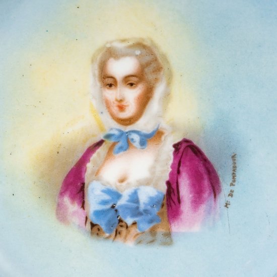 Series of Blue And White Porcelain Plates End of XIXth Century