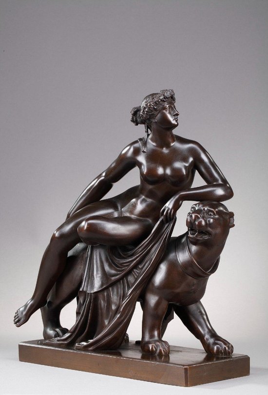 Arianna in bronzo che cavalca una pantera, secondo Johann Heinrich Dannecker