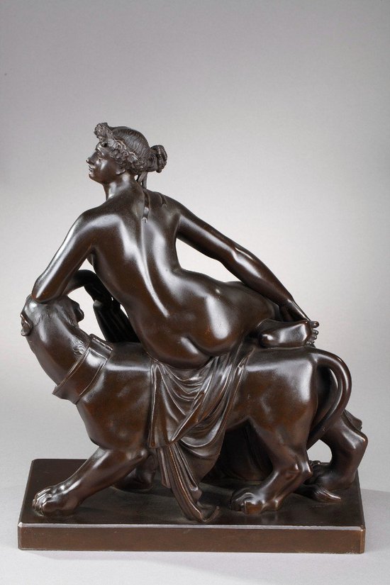 Arianna in bronzo che cavalca una pantera, secondo Johann Heinrich Dannecker