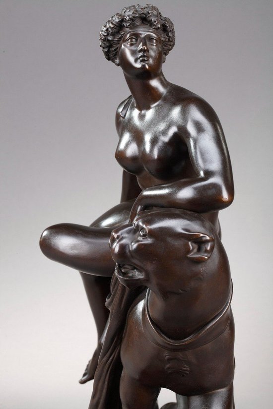 Arianna in bronzo che cavalca una pantera, secondo Johann Heinrich Dannecker
