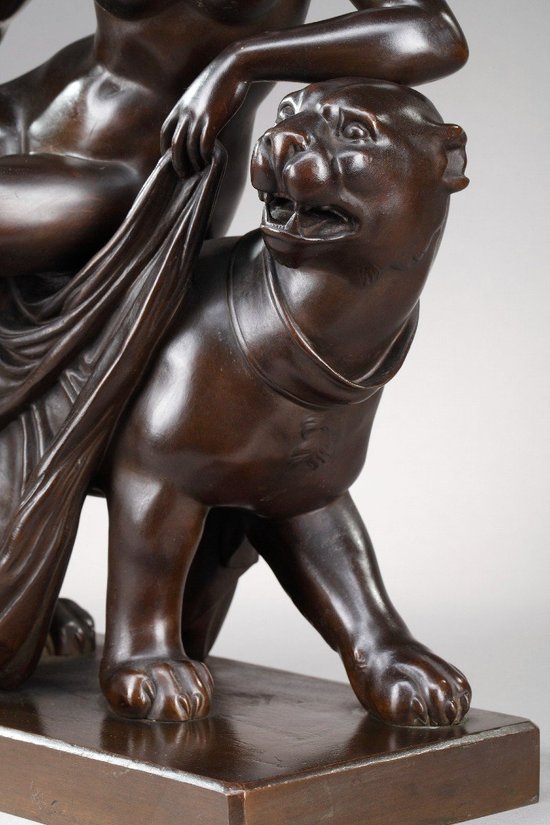 Arianna in bronzo che cavalca una pantera, secondo Johann Heinrich Dannecker