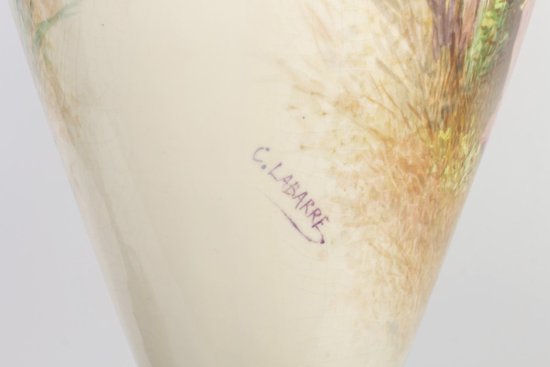 Pair Of Very Fine Porcelain Vases From Sèvres 19th Century