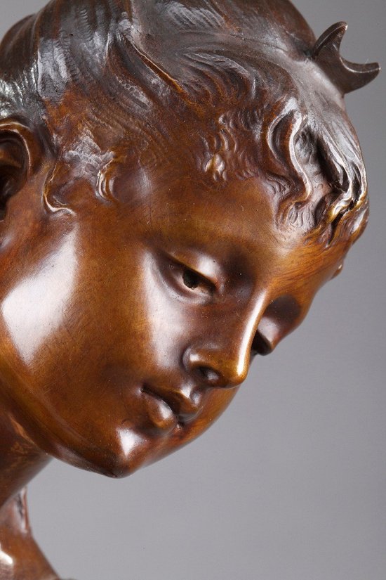 "LA NINFA DI DIANE" IN BRONZO, DA LUCIE SIGNORET-LEDIEU
