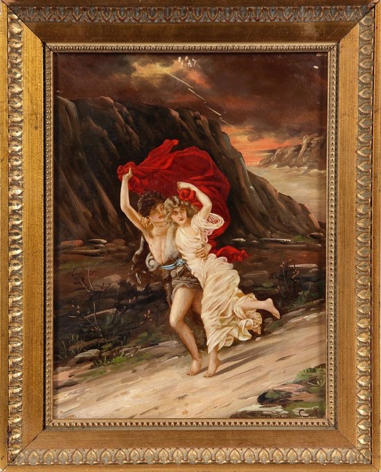 Paire De Tableaux Fin  XIXéme Siècle