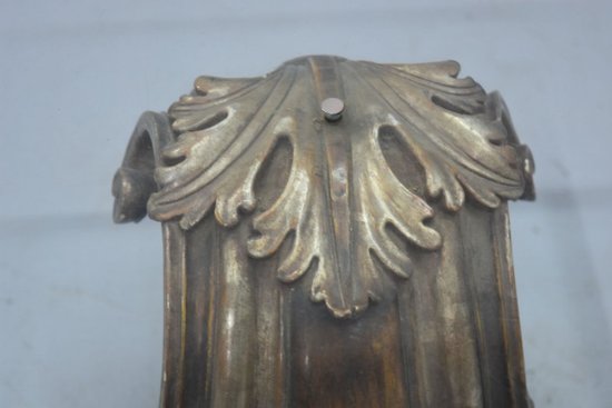 Table Basse Baroque En Bois Doré Et Laqué 