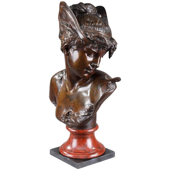 Busto di Psiche dei fondatori Boyer e Rolland