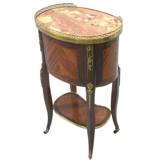 Table De Chevet Style Louis XVI Acajou époque XIXème