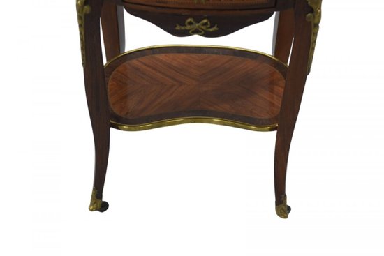 Table De Chevet Style Louis XVI Acajou époque XIXème