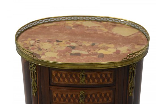 Table De Chevet Style Louis XVI Acajou époque XIXème