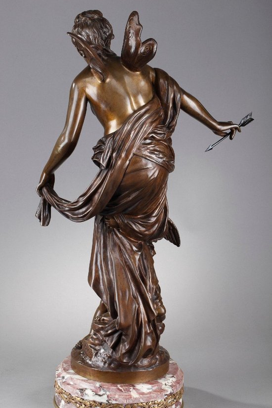 Scultura " Psiche e amore " Firmato Jean Bulio