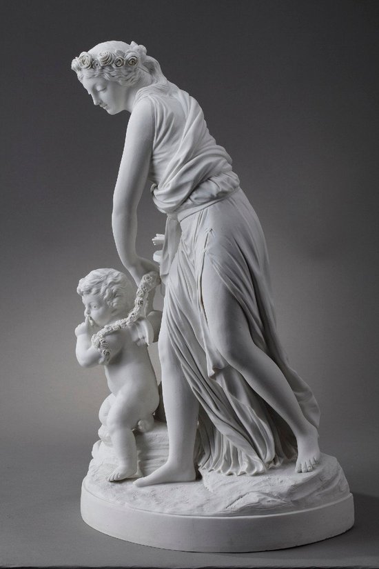 Cookie "Love disarmed by a Vestal" after Louis-Simon Boizot