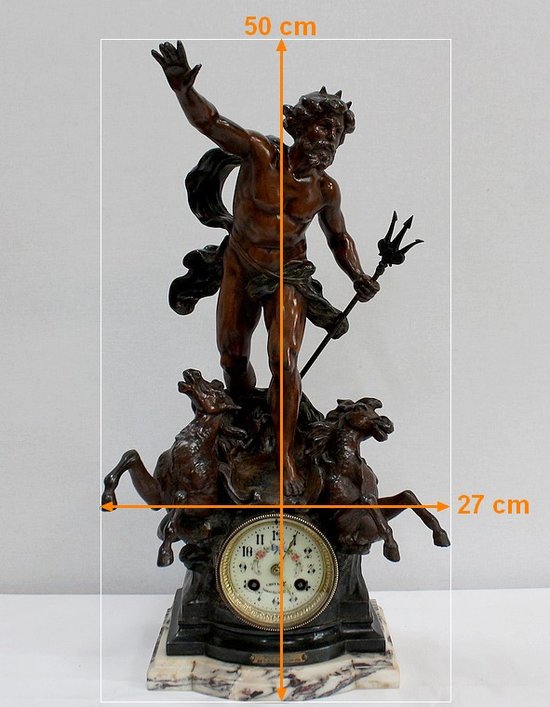 3 Piece Spelter Fireplace Set - Early 20th Century