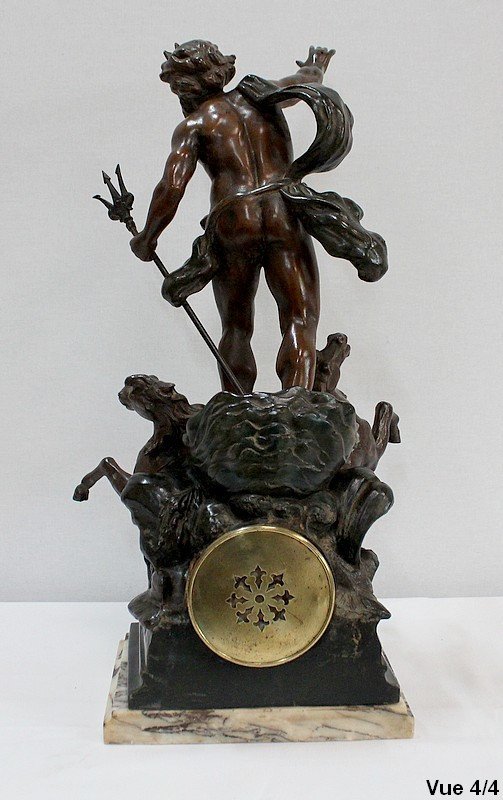 3 Piece Spelter Fireplace Set - Early 20th Century