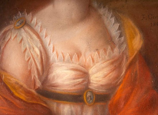 Pastel Portrait d'Une Elegante