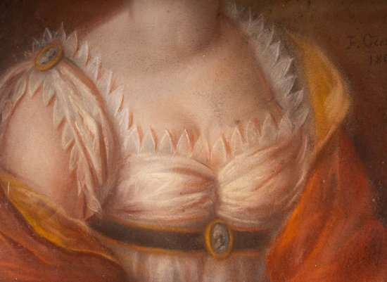 Pastel Portrait d'Une Elegante