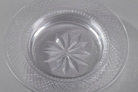 Set Of Three Plates And One Glass Candy Dish