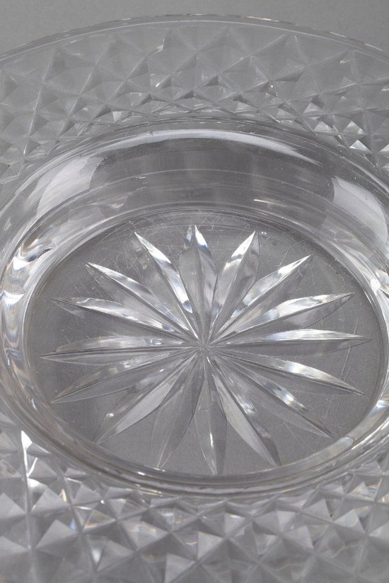 Set Of Three Plates And One Glass Candy Dish