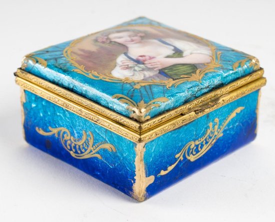 Limoge Enamel Jewelry Box