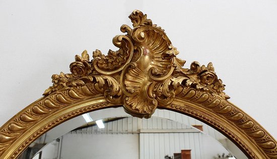 Grande specchiera ovale - Seconda metà del XIX secolo