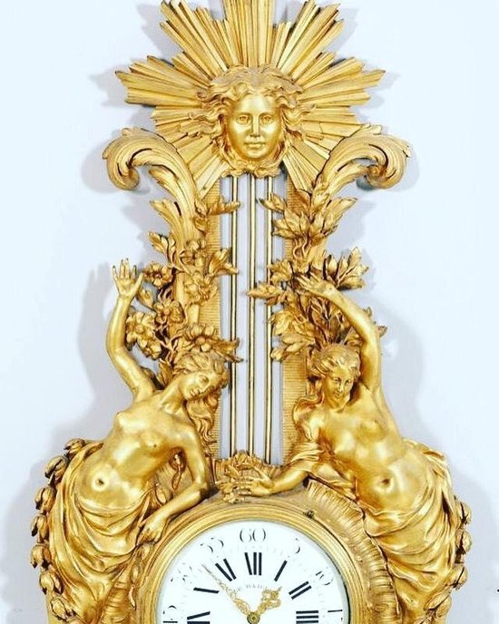 Grand Cartel En Bronze DorÉ XIXÈme SiÈcle