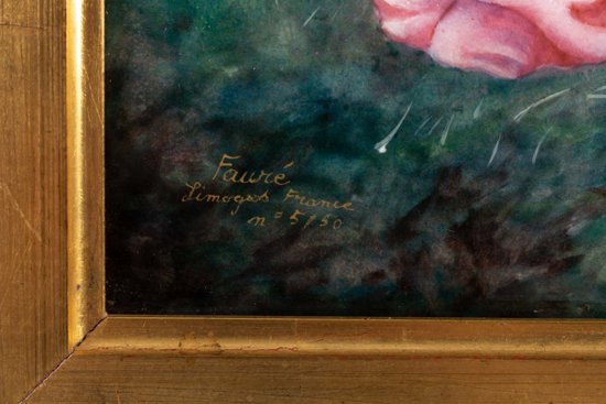« Rendez-vous Galant » Tableau En émail De Limoges
