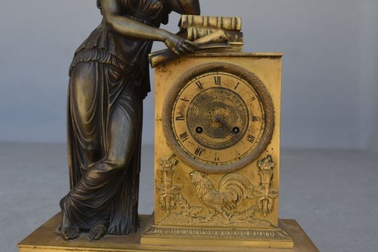 Pendulum Study National Furniture Empire Period Gilt Bronze