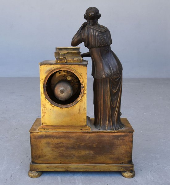 Pendulum Study National Furniture Empire Period Gilt Bronze