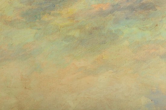 Vue De Venise, olio su tela, firmato da Robert Mogisse, XX secolo
