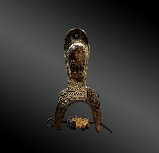 ÉTRIER de POULIE de MÉTIER à TISSER -  Culture Sénoufo, Côte d’Ivoire - Première moitié du XXème siècle 