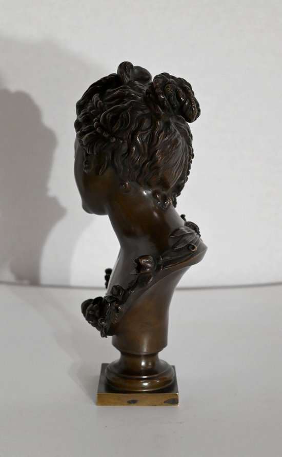 Bronze, Büste einer Dame - Ende 19.