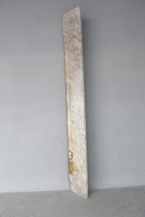 Large Old Fireplace In White Veined Marble Louis XVI