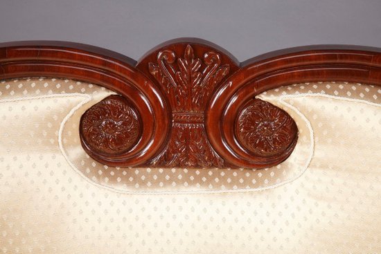 Canapé Biedermeier En Acajou, Autriche 1830