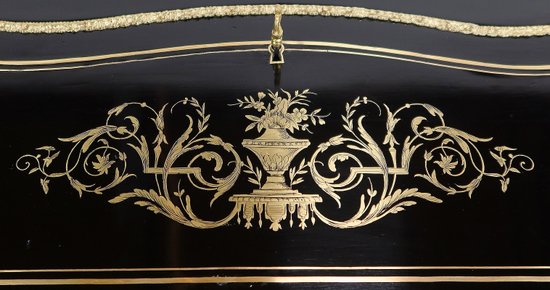 Piccola scrivania da donna, stile Luigi XV, periodo Napoleone III - Metà del XIX secolo