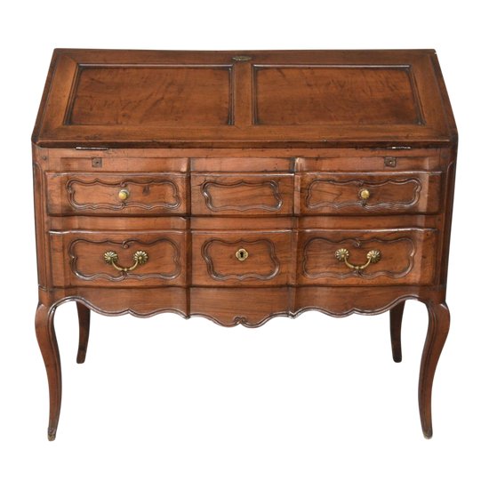 18th Century Walnut Scriban Secretary