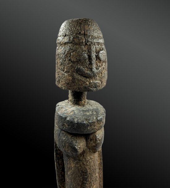 STATUA ANTROPOMORFICA chiamata Yapilu Dege - Cultura Dogon, Mali - Prima metà del XX secolo